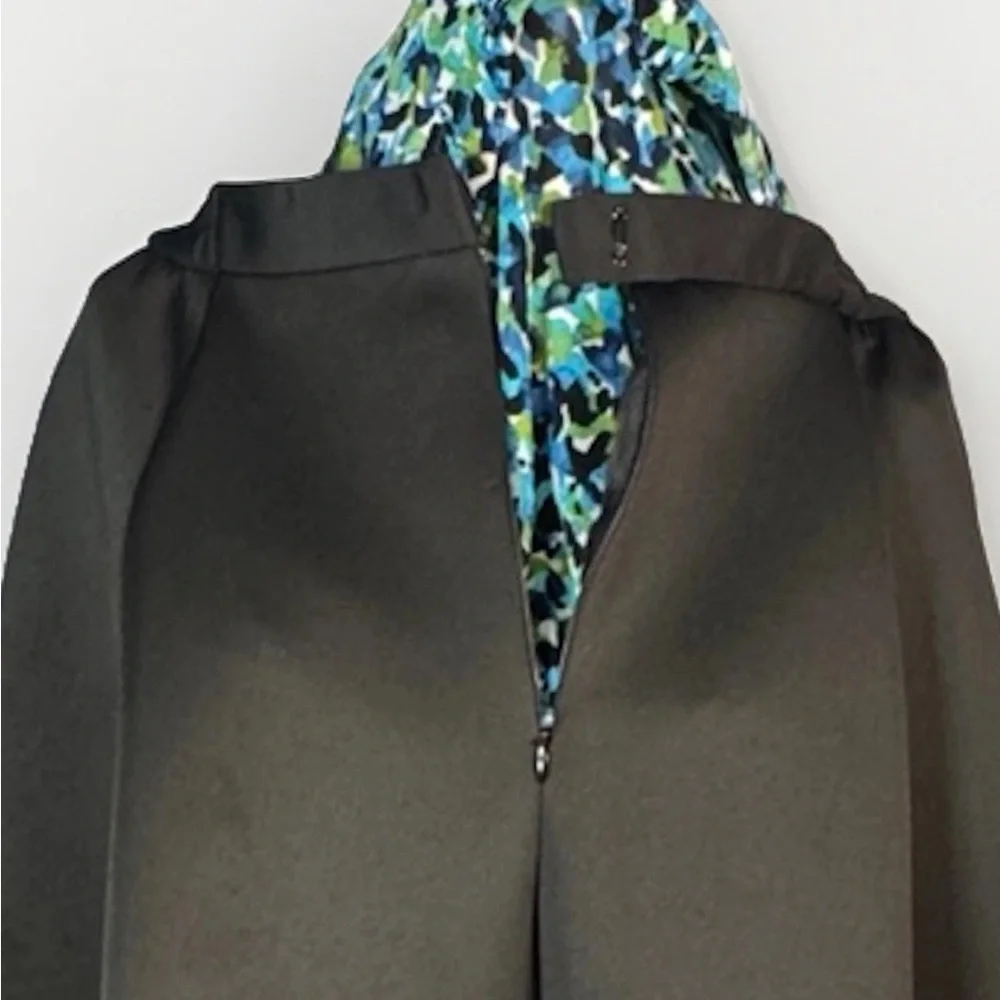 (12) TALLY TAYLOR Elegant & Extremely Well Made Black A-Line Skirt